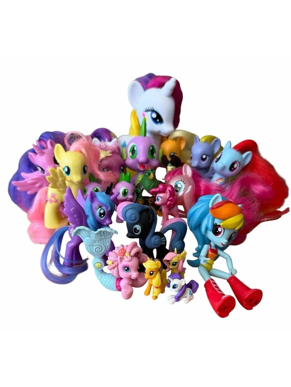 My Little Pony G4 Lot Rarity Luna Rainbow Dash Equestria Girl Sweetie Drops 20+